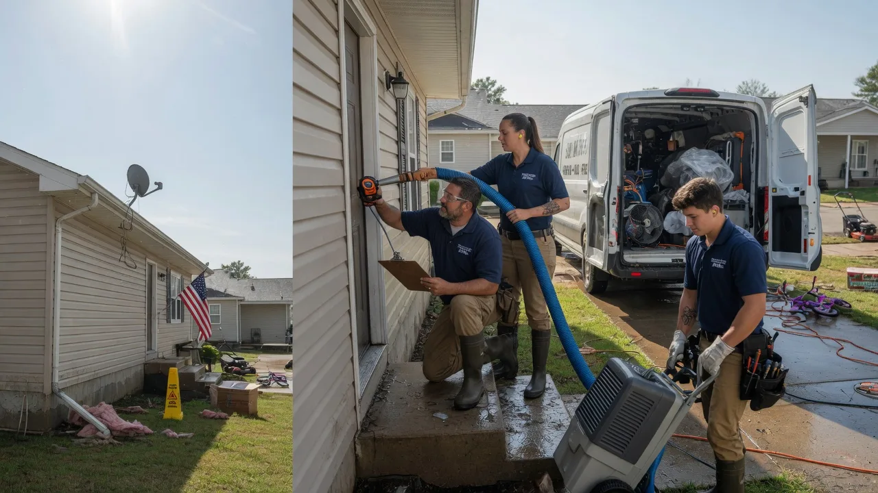 Ceiling Water Damage Restoration in Marengo, IA near me